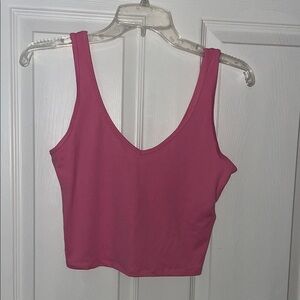 Hollister Women's Pink Tank Top